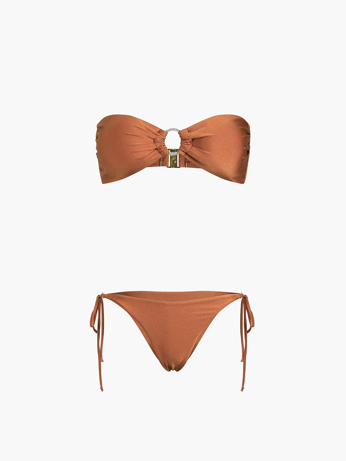 Kakao Çekirdekleri İki Parça Bikini Mayo