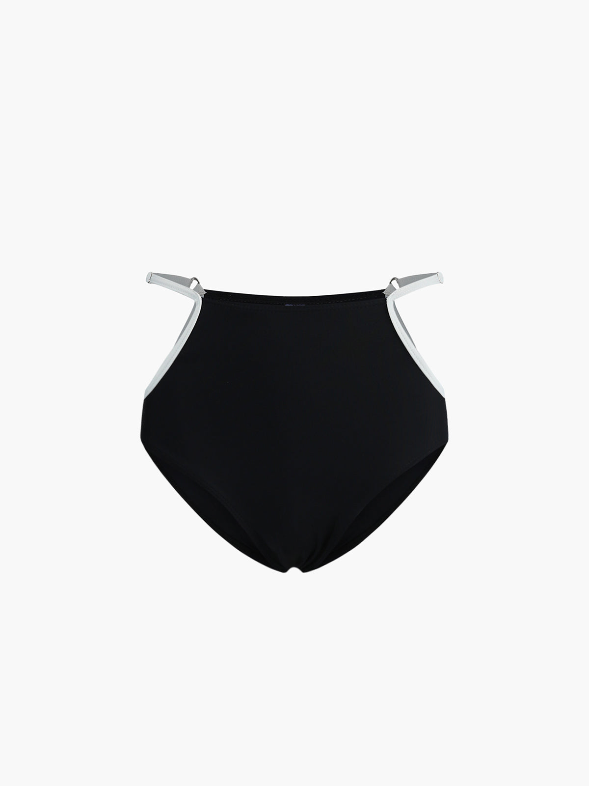 Kontrast Bağlamalı Kesik Bikini Takımı