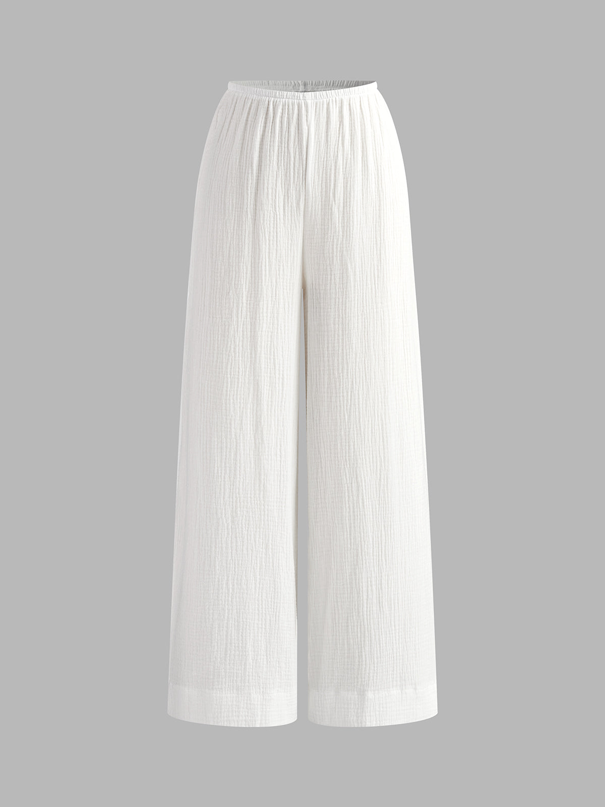 Pamuklu Ön Bağcıklı Pantolon Takımı