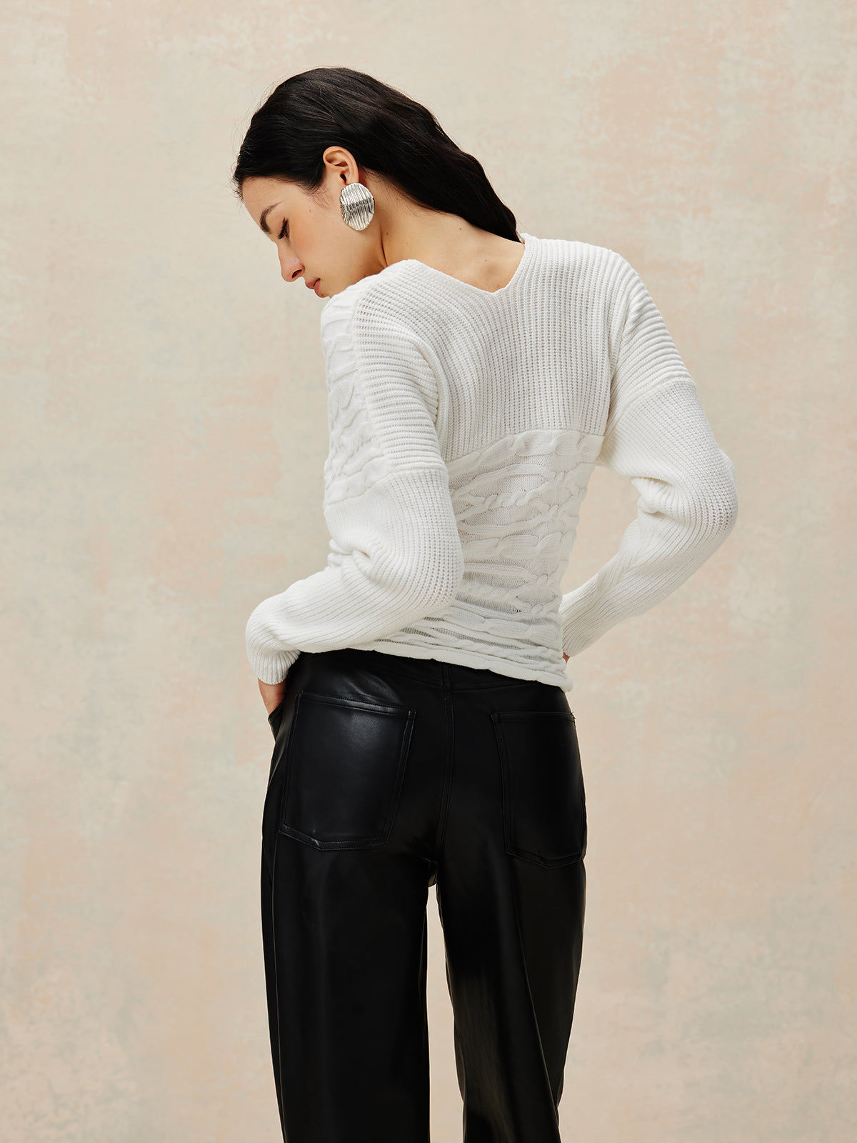 Çapraz Kesim Örgü Üst