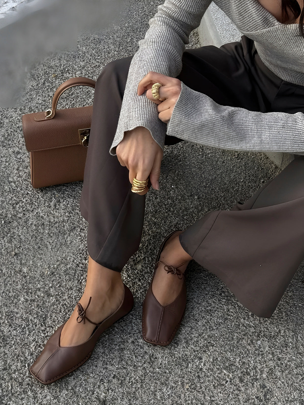 Kaburgalı Omuz Açık Kazak