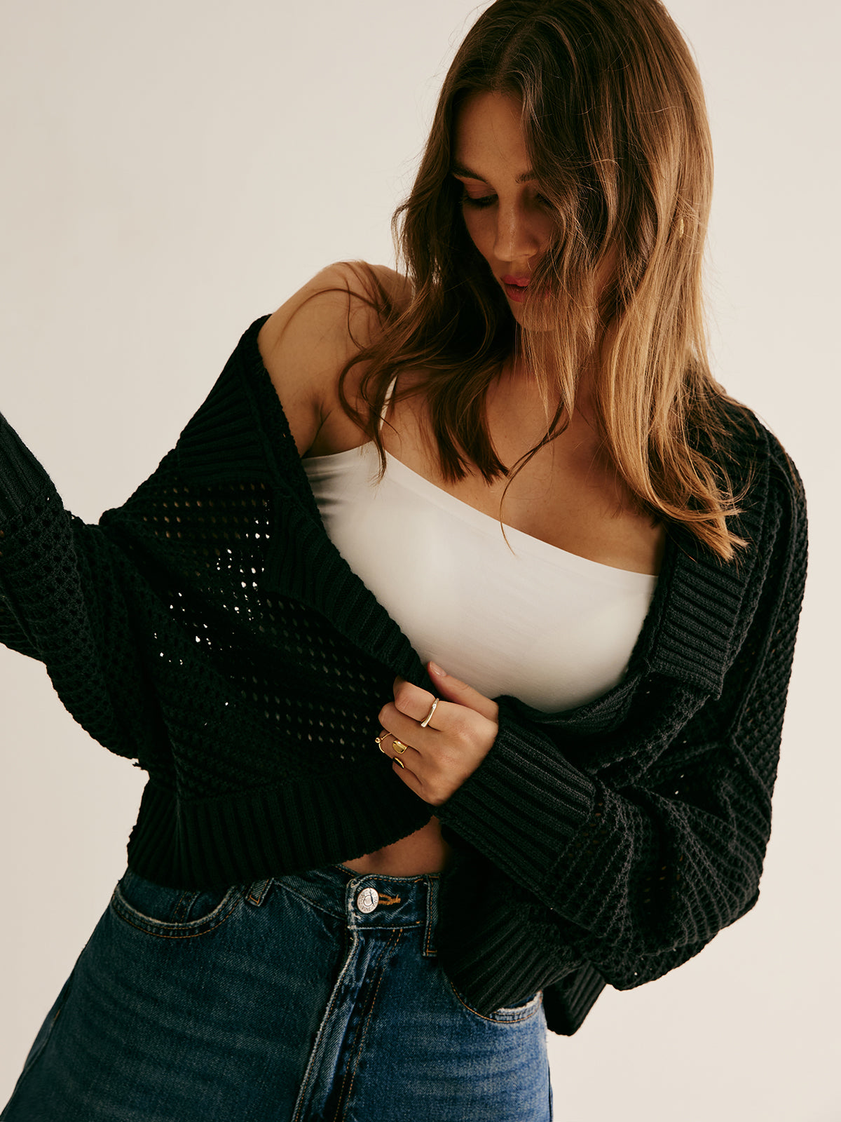 Düz İçi Boş Çok Amaçlı Hırka