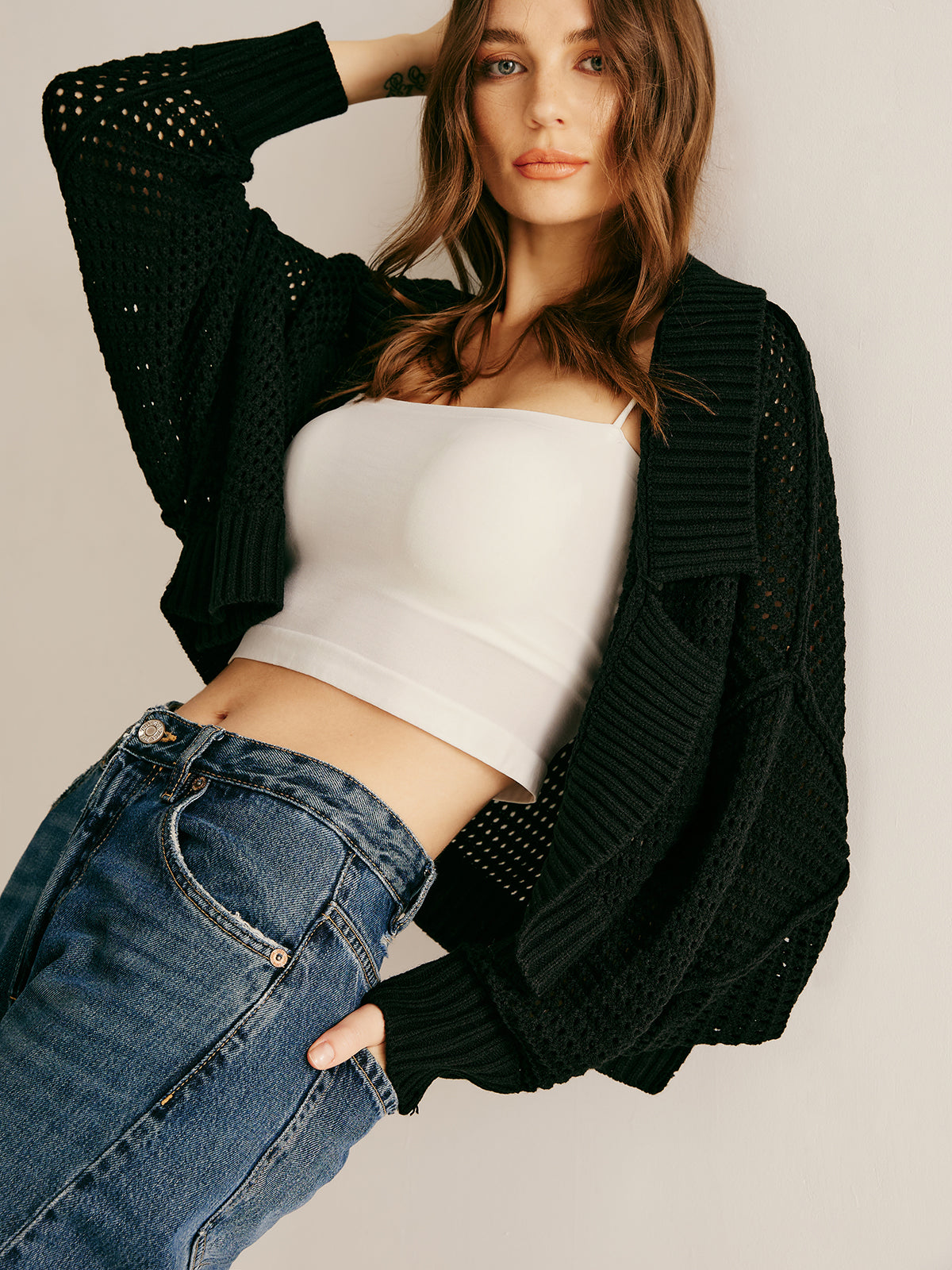 Düz İçi Boş Çok Amaçlı Hırka