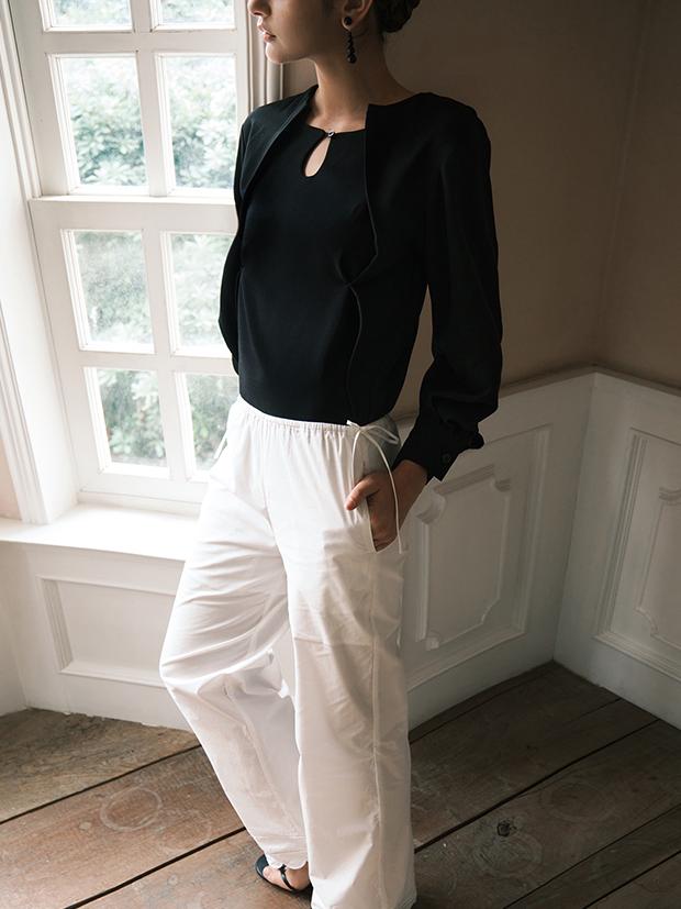 Düğmeli Kesim 2'Si 1 Arada Bluz