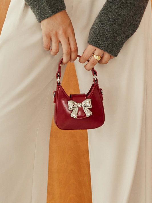 Yay Kapaklı Mini Tote Çanta