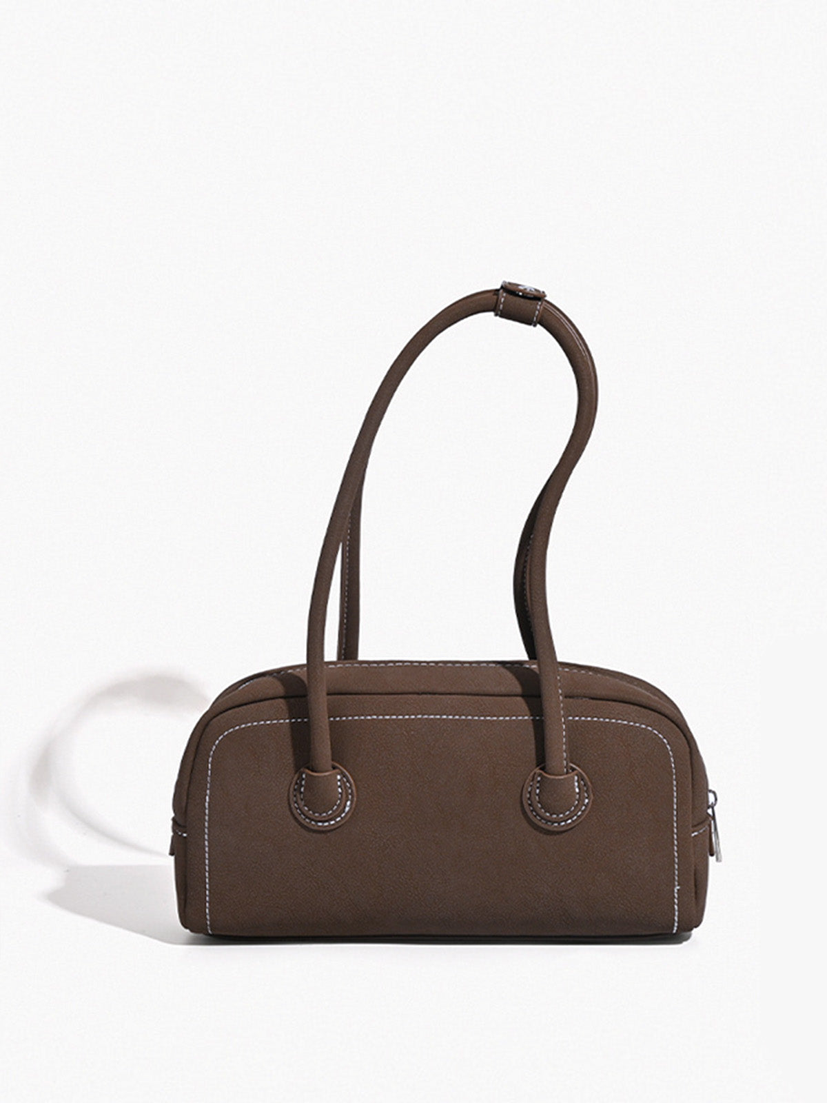 Taşlı Dekor Üst Saplı Çanta