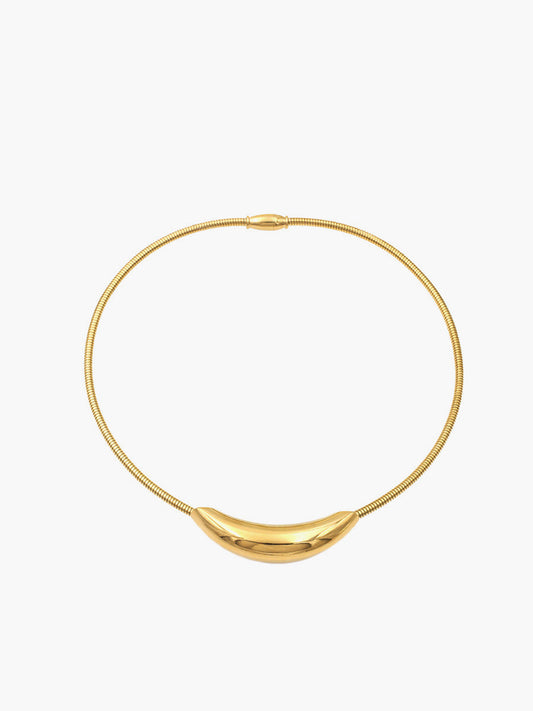 Şık O-Ring Choker Kolye
