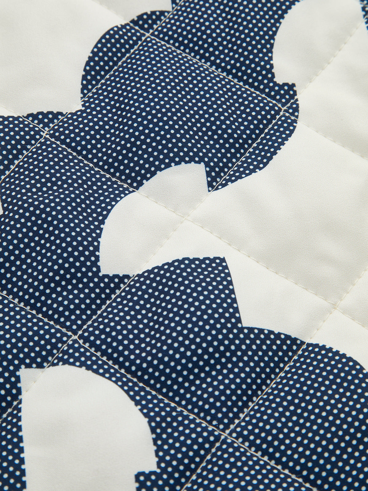 Renk Blok Baskılı Sıcak Ceket