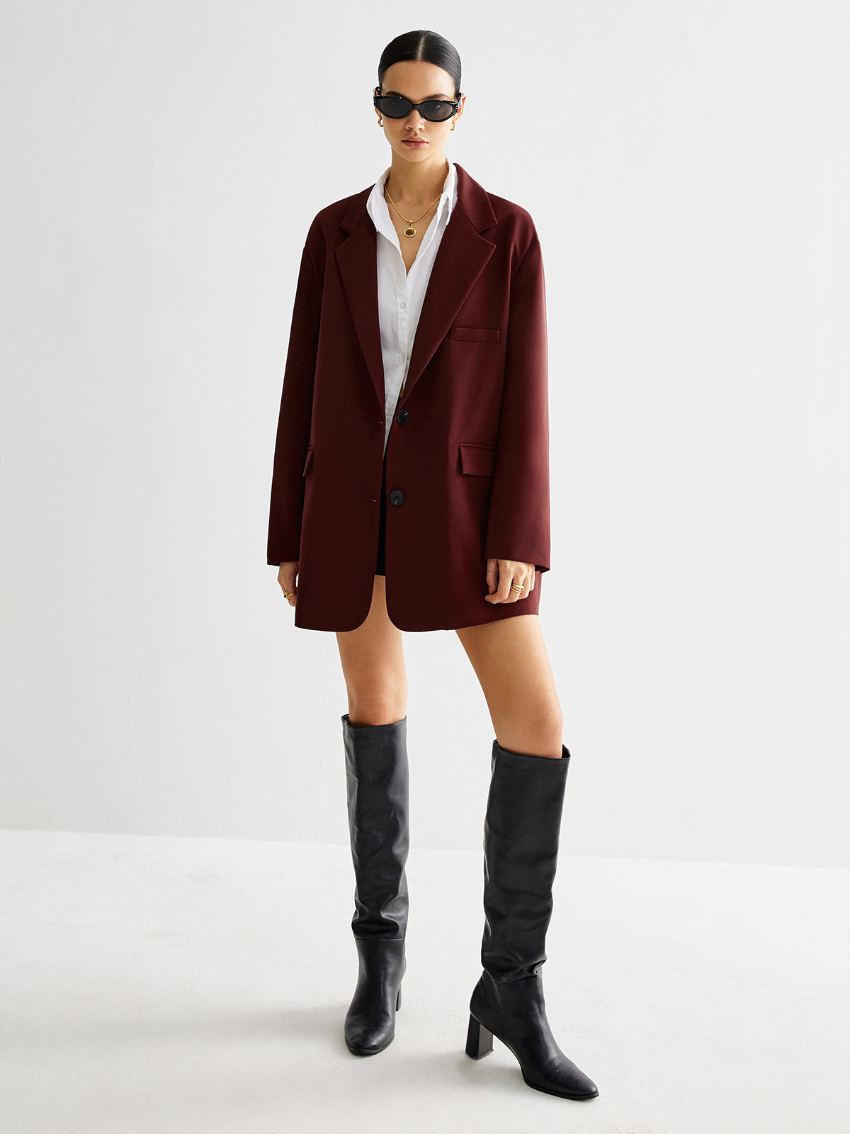 Bağlamalı Arkalı Üstlü Blazer