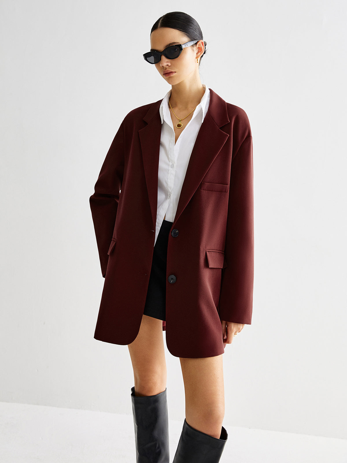 Bağlamalı Arkalı Üstlü Blazer