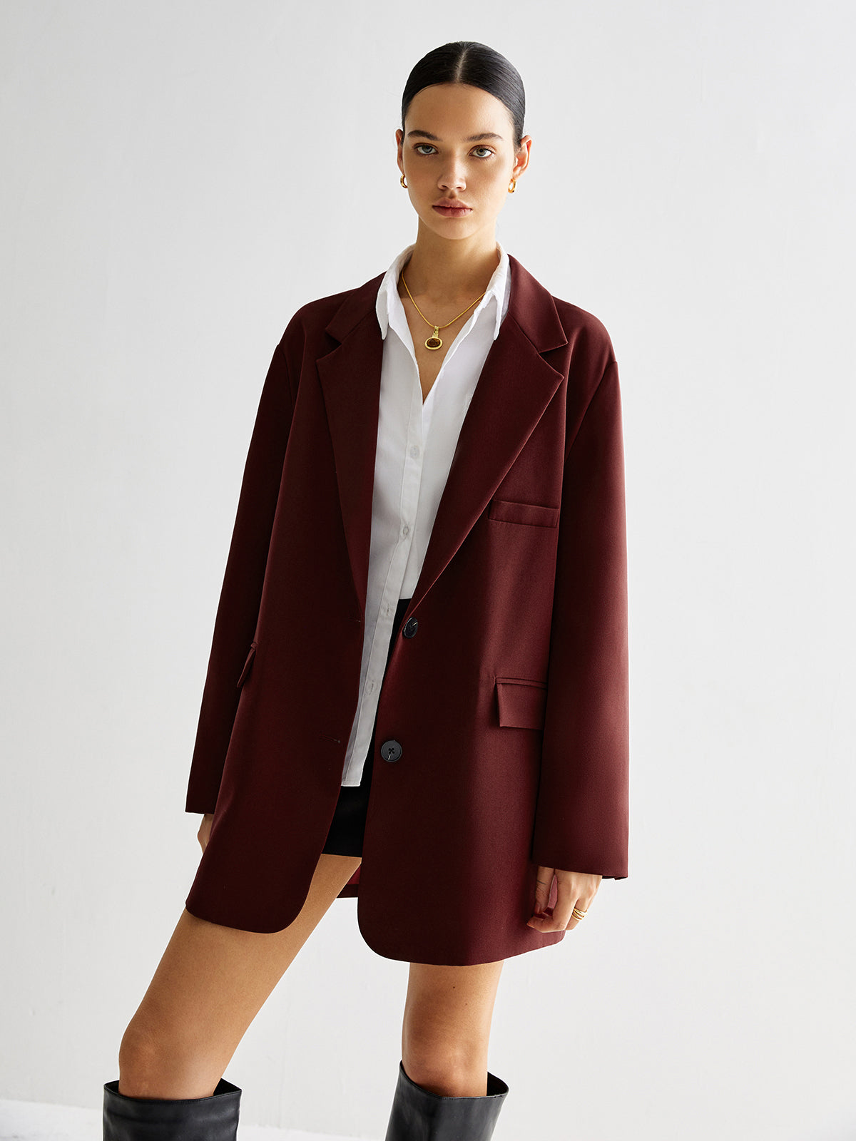 Bağlamalı Arkalı Üstlü Blazer