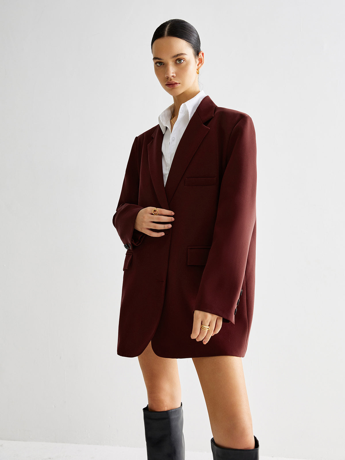 Bağlamalı Arkalı Üstlü Blazer