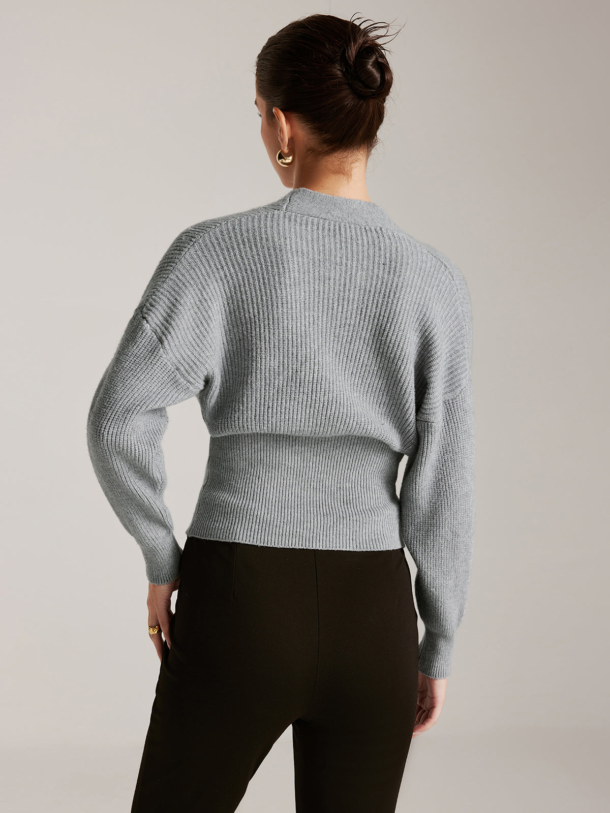 Çapraz Düğmeli Sıkma Kazak