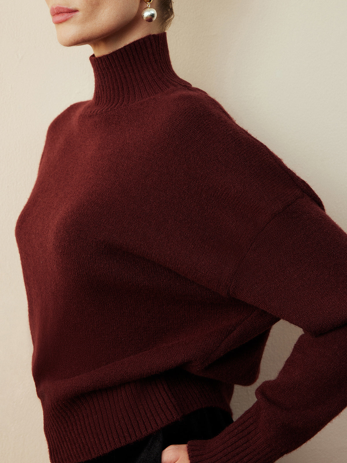 Şık Balıkçı Yakalı Sweatshirt