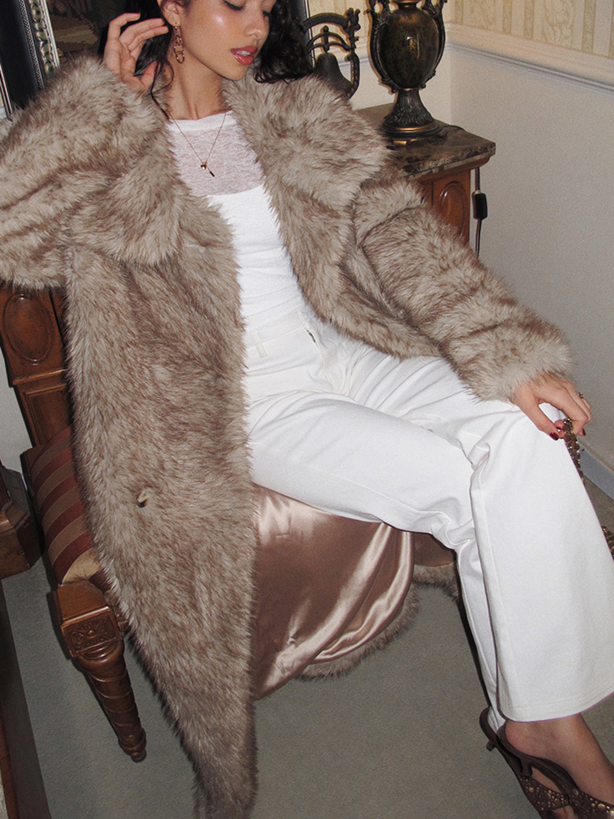 Pamuklu Yüksek Bel Paça Pantolon