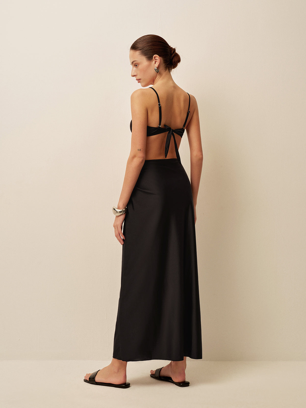 Metal Aksanlı Büküm Sarong Etek