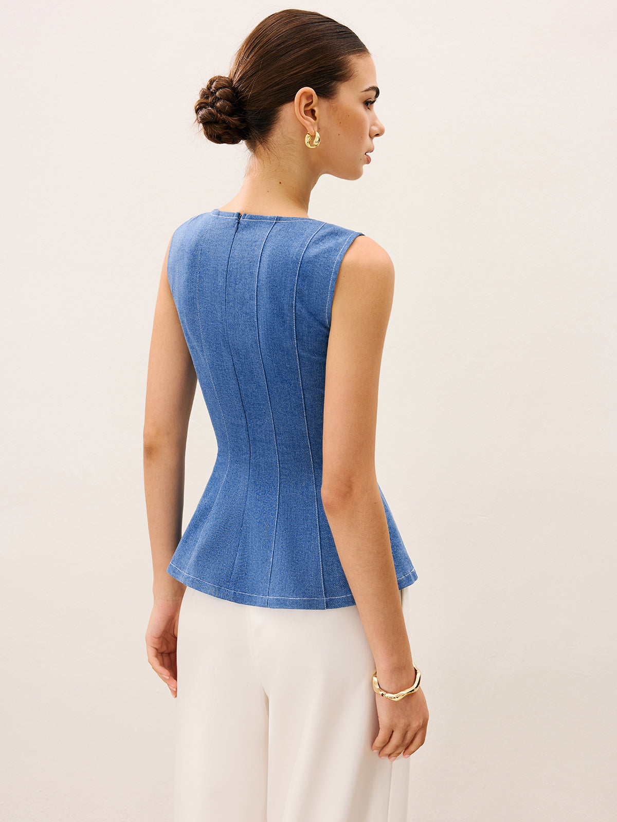 Kot Peplum Üst