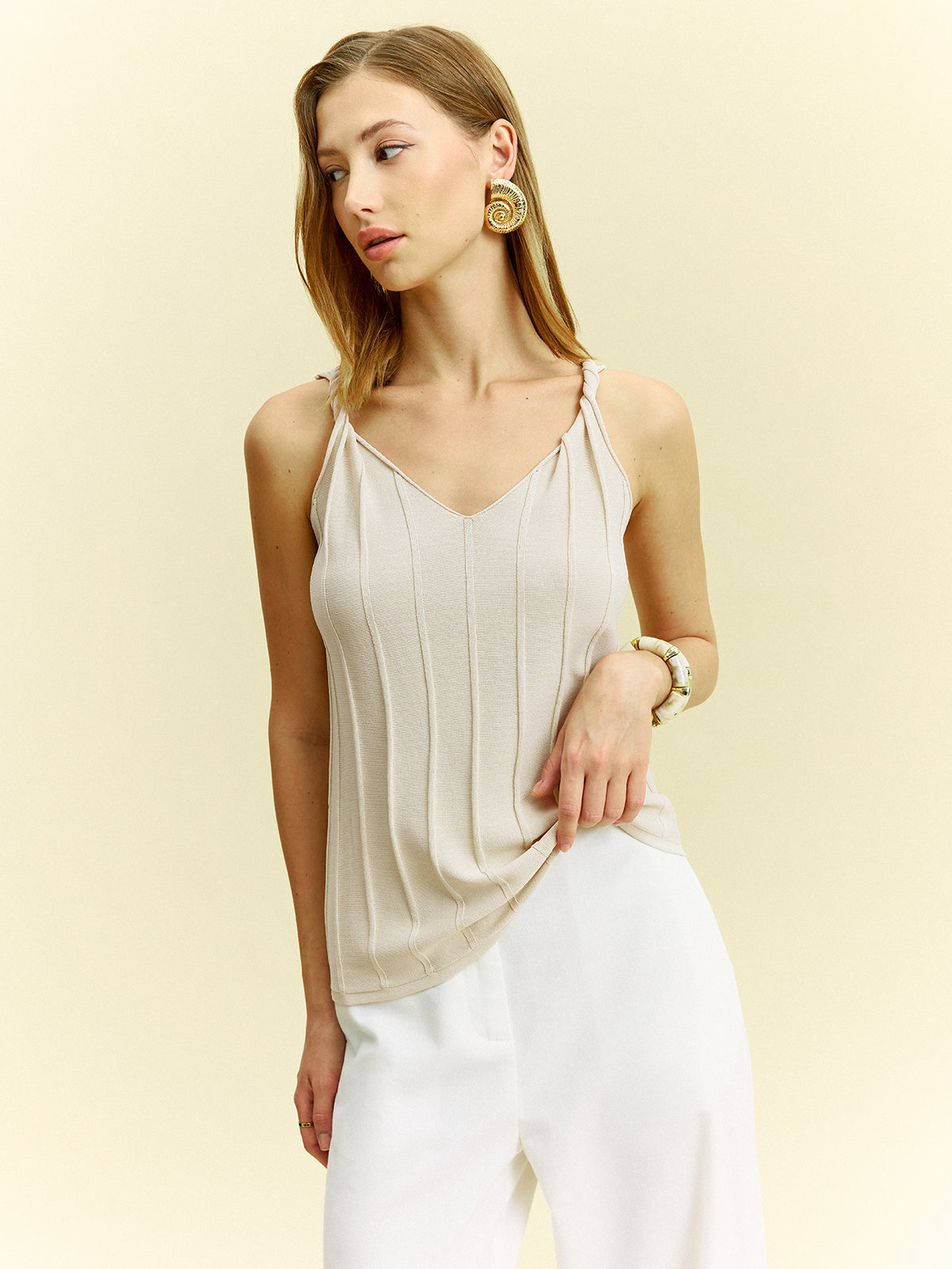 Düğümlü Askılı Tank Top
