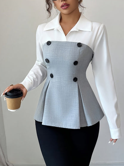 2'Si 1 Arada Houndtooth Polo Gömlek