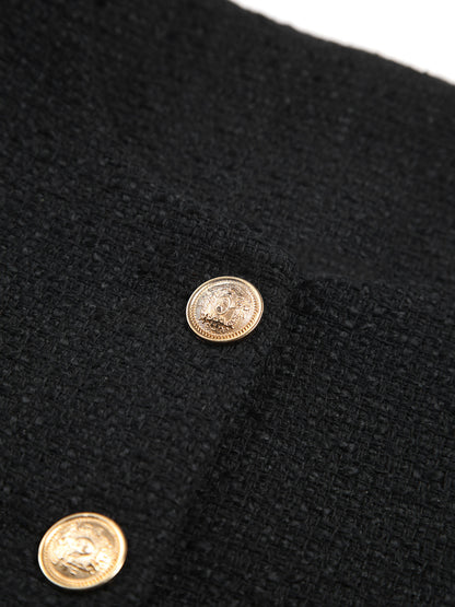 Old Money Estetik Tweed Ceket