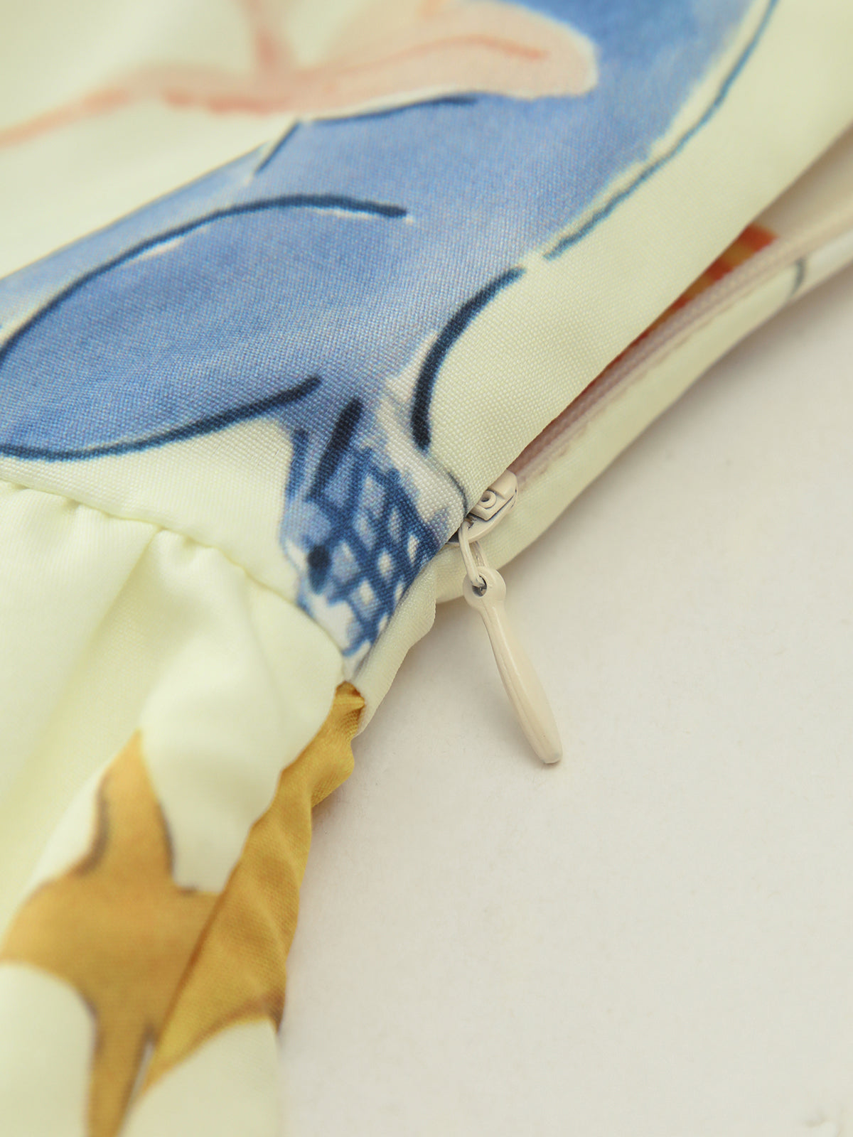 Vintage Baskılı Balon Elbise