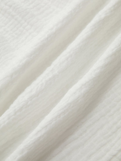 Katlı Askılı Uzun Elbise