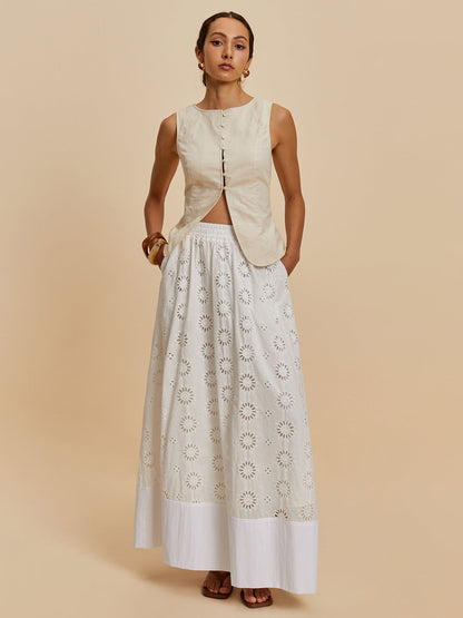 Pamuk & Keten Günlük Yelek