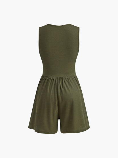 Kolsuz V Yaka Ribanalı Tulum