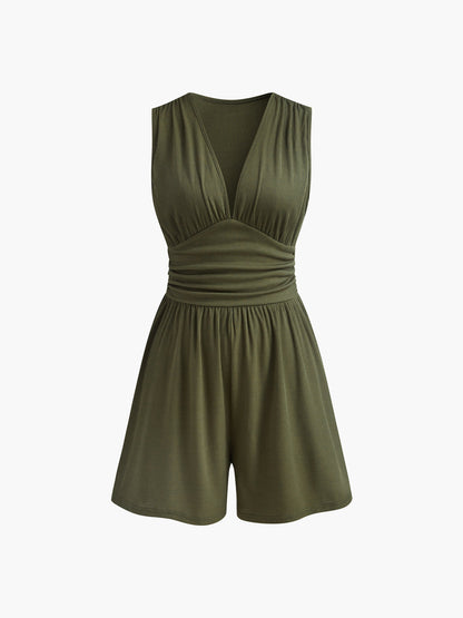 Kolsuz V Yaka Ribanalı Tulum