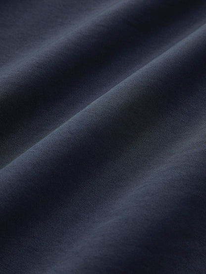 Kontrast Bağlamalı Fermuarlı Uzun Pantolon