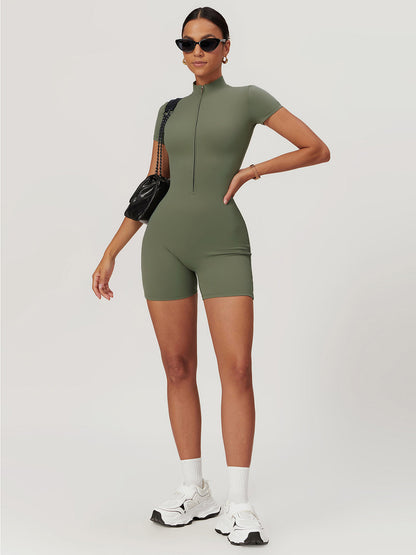 Fermuarlı Dikişsiz Tulum