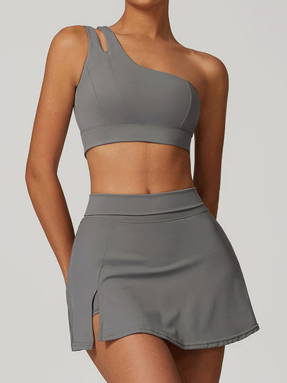 Tek Omuzlu Hızlı Kuruyan Spor Sütyeni