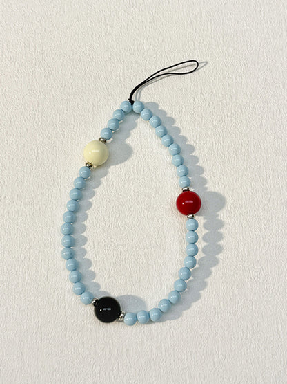 Şık Boncuklu Telefon Askısı