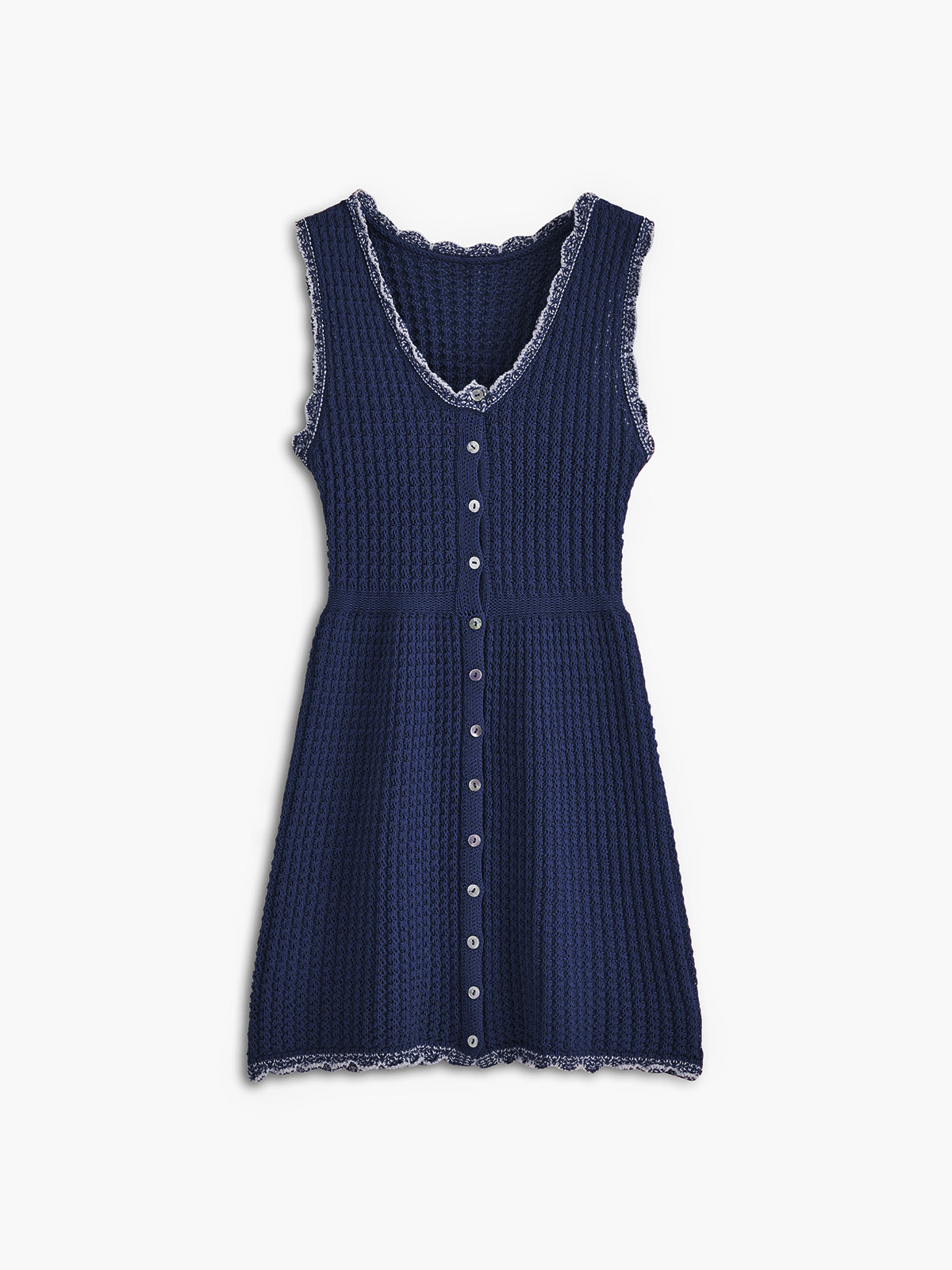 Kolsuz Örme Kısa Elbise