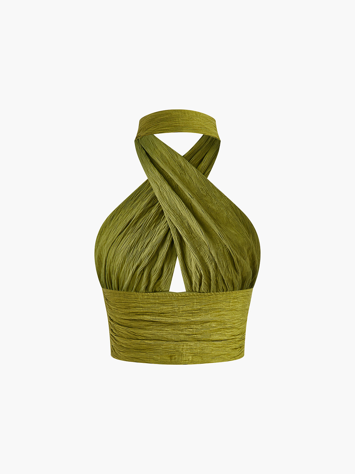 Çapraz Askılı Plisse Pantolon Takımı