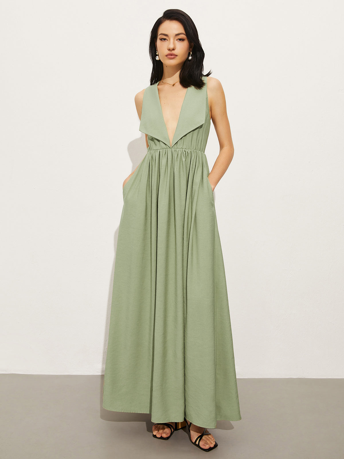 Pamuk & Keten Cepli Polo Elbise