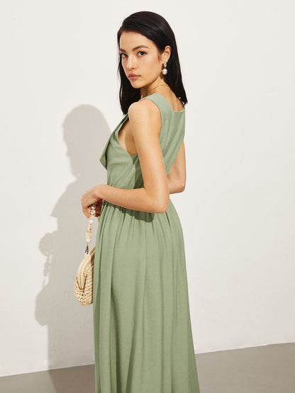 Pamuk & Keten Cepli Polo Elbise