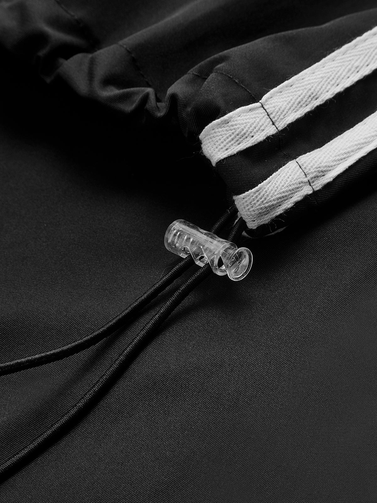 Çizgili Patchwork Bağcıklı Pantolon