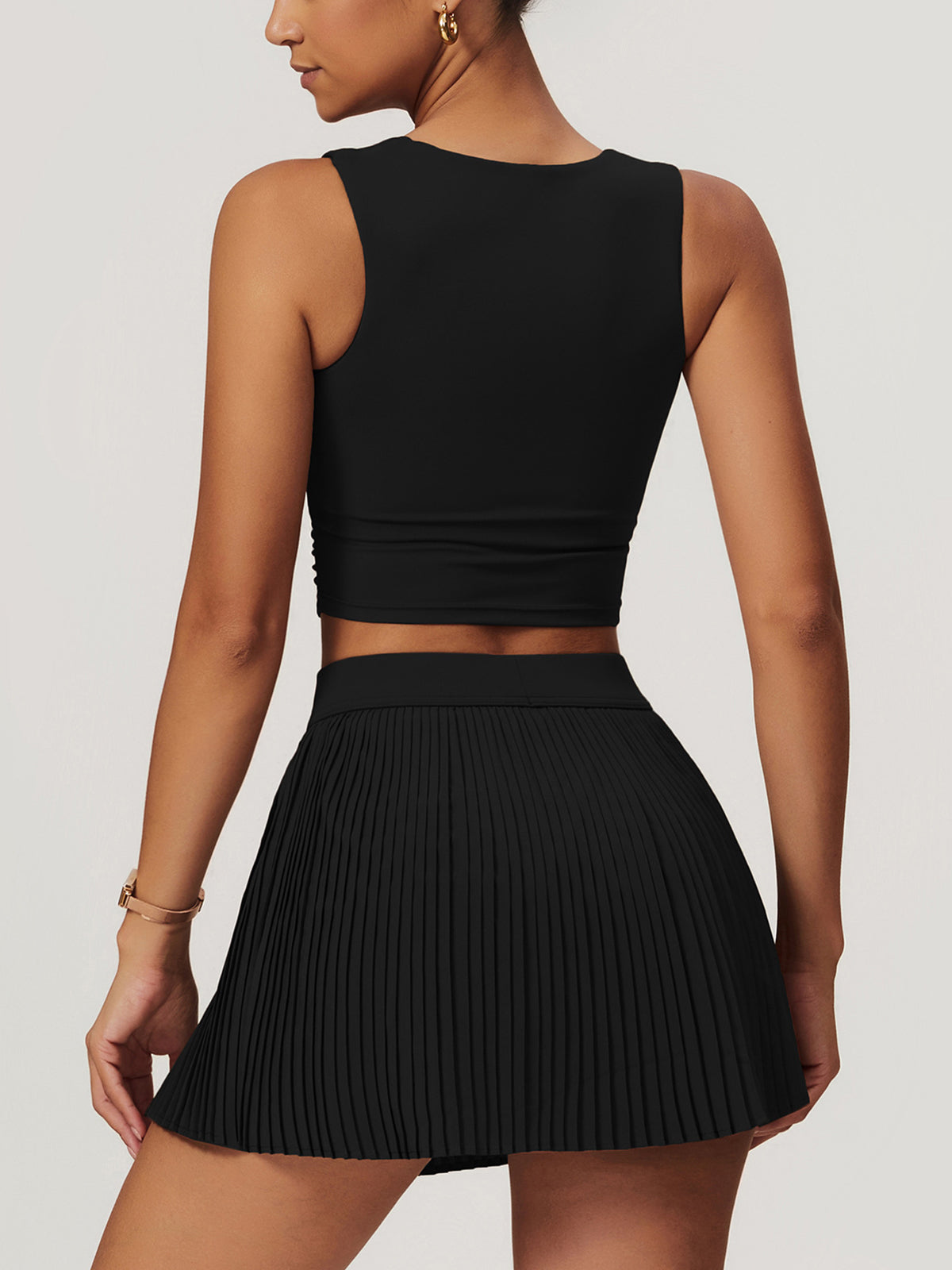 Düz Jersey Aktif Tank Top