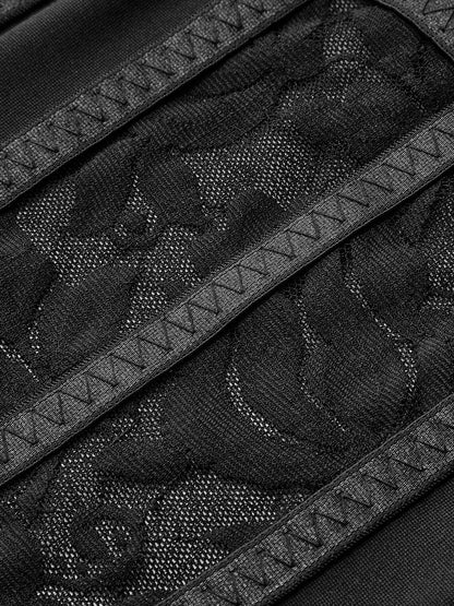 Dantel Şeffaf Sevgili Korse Body