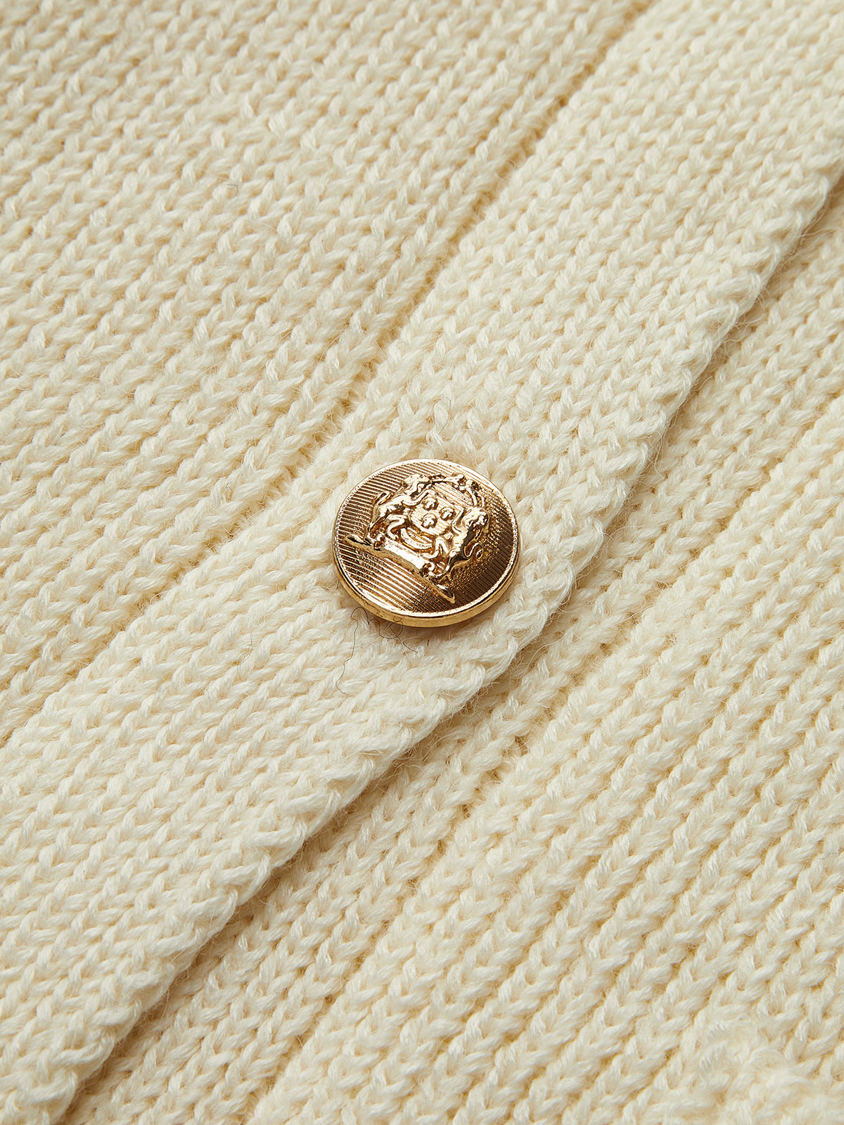 Düğmeli Cepli Kazak Yelek