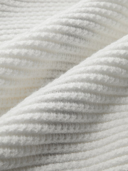 Kontrast Trim Düğmeli Hırka