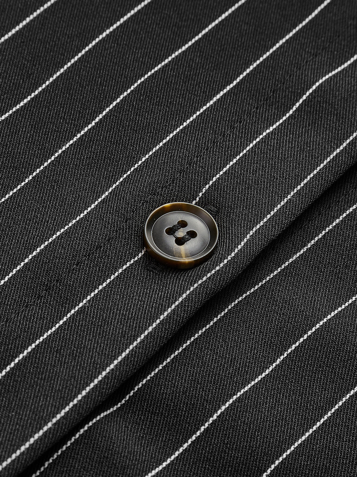 Çizgili Kırpılmış Polo Gömlek