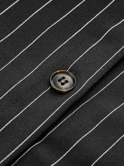 Çizgili Kırpılmış Polo Gömlek