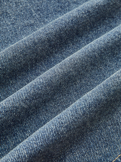 Kontrast Yaka Boru Kot Ceket