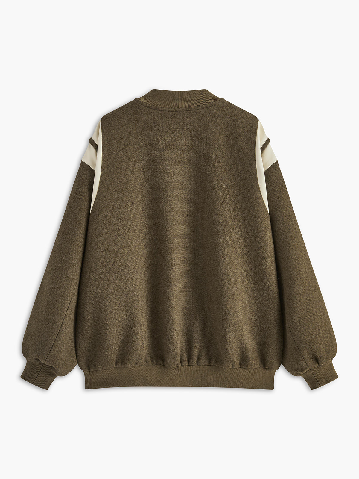 Stand Yaka Kontrast Trim Cepli Ceket