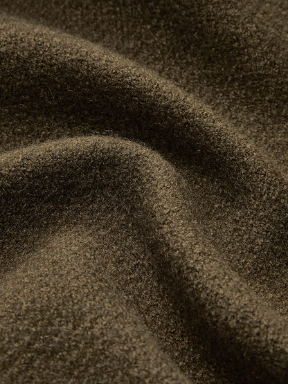 Stand Yaka Kontrast Trim Cepli Ceket