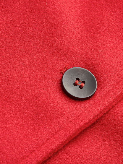 Essential Tweed Yün Uzun Palto