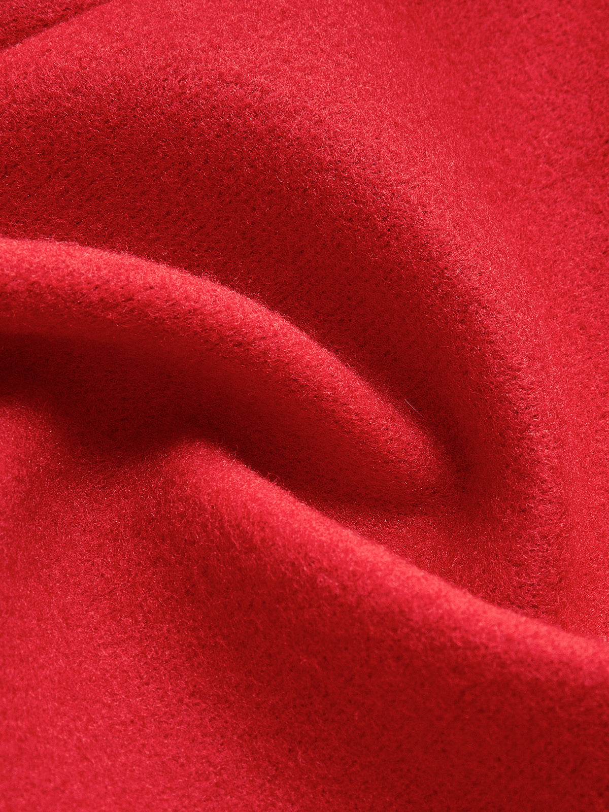 Essential Tweed Yün Uzun Palto