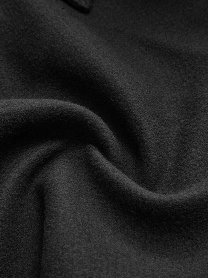 Çok Yönlü Düz Kemerli Uzun Palto